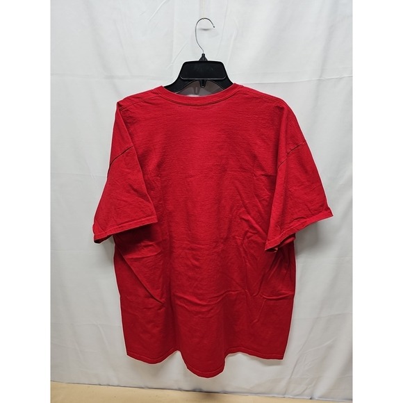 Gildan Red Super Bowl Lv 55 Kansas Chiefs T-Shirt Tampa Bay Buccaneers Smack 2xl - Picture 13 of 13